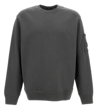 C.P. Company Dark Grey Solid Sweatshirt