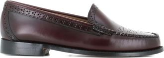 G.H. Bass & Co. Mocassini traforati in pelle - Marrone