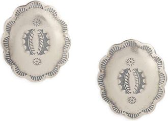 CHILD OF WILD Silver Dusk Concho Earrings at Nordstrom