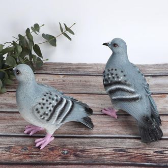 OEM Conjunto De 2 Figuritas De Palomas De La Paz Para Decoraci&oacute;n De Jard&iacute;n, Balc&oacute;n O Boda