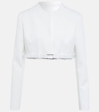 Coperni Trompe loeil cropped jacket