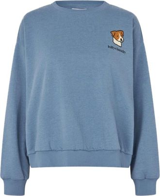 Lollys Laundry Donna, Felpe, Blu, XL, new