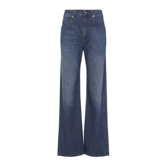 Brunello Cucinelli Mujer, Vaqueros, Azul, Talla: S