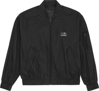 Maison Margiela Black Bomber jacket with logo