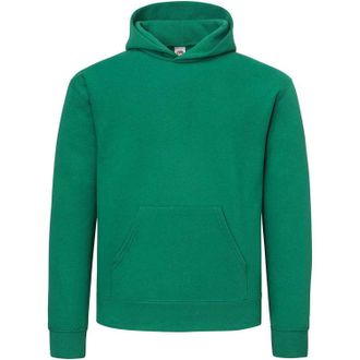 Fruit Of The Loom Fruit of the Loom katoenen herenhoodie (College Groen)