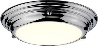 Netlighting Welland 1 Light Mini LED Flush Light Polished Chrome
