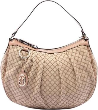 Gucci Pre-owned Sukey Schoudertas - Dames - Vintage Schoudertas - Beige - ONE Size - Vintage