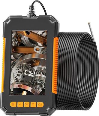 Elle Endoscopio Industrial, Endoscopio Digital Hd 1080p, Pantalla De 4,3 Pulgadas, C&aacute;mara De Inspecci&oacute;n Impermeable Ip67 De 8 Mm Con 8 Luces Led, Cable Sem
