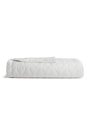 Parachute Soft Stitch Organic Cotton Quilt in White at Nordstrom, Size King