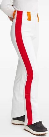 Rossignol x JCC Sirius zip stripe ski pants - women - Polyamide/Recycled Polyester/Elastane/Polyester - S - White
