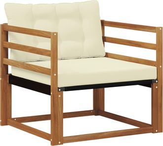 vidaXL Conjunto De Sof&aacute;s De Exterior Natural Vidaxl