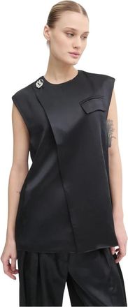 Day Birger Et Mikkelsen Marlin Vest - Dames - Gillet - Zwart - M - Katoen - Kostuums