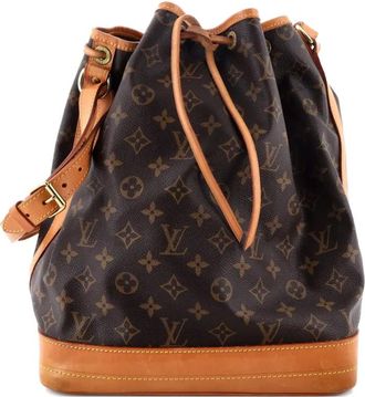 Louis Vuitton Noe Handbag Monogram Canvas Large bucket bag - Bruin