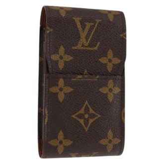Louis Vuitton Pre-owned Accessories, female, Brown, Size: ONE SIZE Pre-owned Canvas Pouch