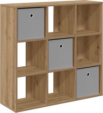 vidaXL Aparador Roble Artisan 88,5 X 29 X 84,5 Cm Vidaxl