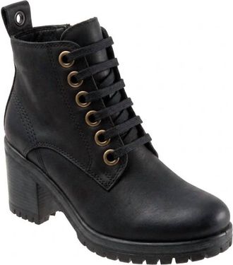 Bueno Womens Felix Combat Boots In Black