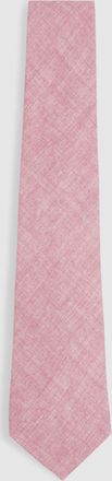 Reiss Azzurro Soft Pink Melange Silk Tie, One Size