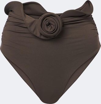 Magda Butrym Braga de bikini con aplique floral