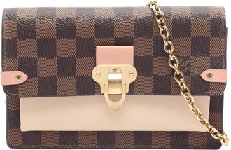 Louis Vuitton 2019 Portefeuille Vavin schoudertas met ketting - Bruin