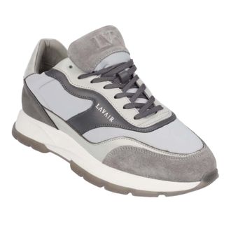 Lavair Heren Aequora Leren Trainers (Grijs)