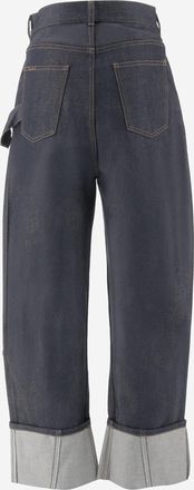 J.W.Anderson Womens Jeans Cotton Denim Blue
