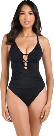 La Blanca Underwire One Piece Swimsuit In Black