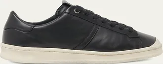 Jil Sander Mens Leather Low-Top Sneakers
