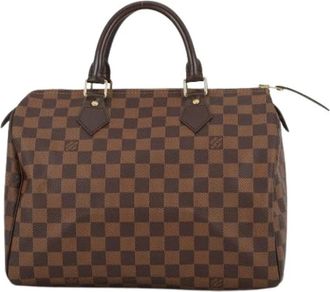 Louis Vuitton Pre-owned Handbags, female, Brown, Size: ONE SIZE Pre-owned Damier Boston Bag