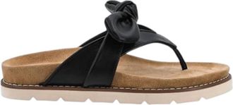 Corkys Footwear Womens Never Settle Thong Sandal In Black