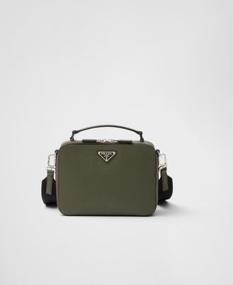 Prada Brique medium Saffiano leather bag