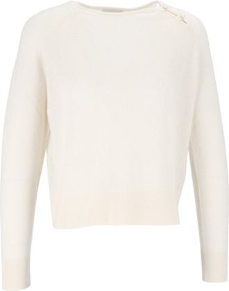 Forte_Forte Gauze Wool Cashmere Blend Crewneck Sweater