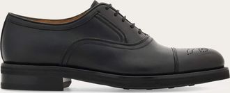 Ferragamo Uomo Oxford con broguing Nero Taglia 39.5