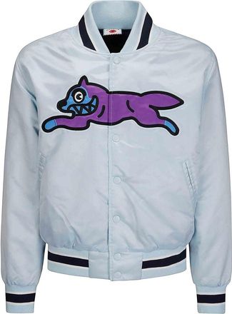 Icecream Running Dog Satin Bomber Jacket