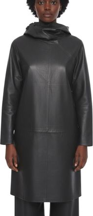 Bottega Veneta Black Solid Hood Jacket