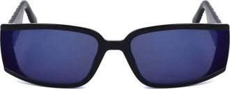 Guess Smoke Mirror Rectangular Mens Sunglasses GF5127 01C 65