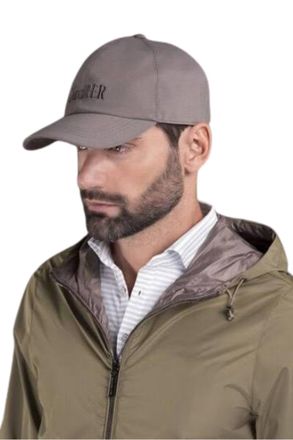 Moorer Robinson-J Hats Taupe/bianco