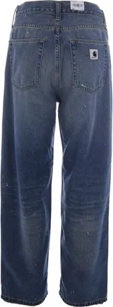 Carhartt Work in Progress Womens Jeans Arin Blue Destroy Wash Cotton Smithtown Denim Trousers smithtown