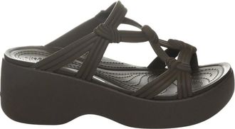 Crocs Schoenen, Dames, Bruin, 39 EU, Brooklyn Knot Sky Sandal