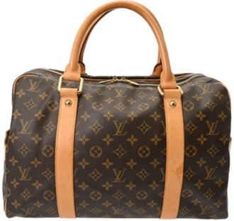 Louis Vuitton Brown Monogram Canvas Boston Bag (Pre-Owned)