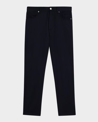 Ermenegildo Zegna Men & apos;s Wool Straight Fit Five-Pocket Pants