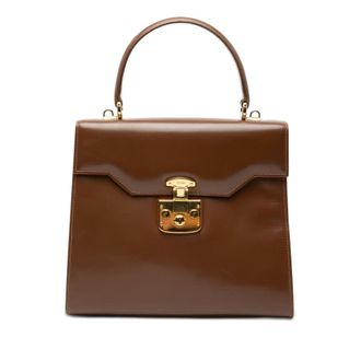 Gucci Pre-owned Gucci Calfskin Lady Lock Satchel Ladies P0Y8VBMDUDIM2MUL