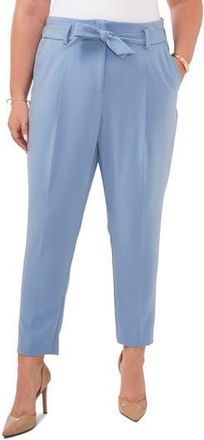 Vince Camuto Belted Straight Leg Pants in Blue Shadow at Nordstrom Rack, Size 18W