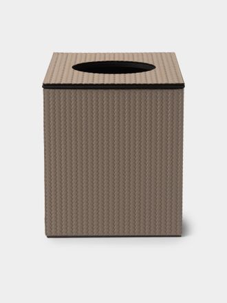 Pinetti Woven Leather Magnetic Tissue Box