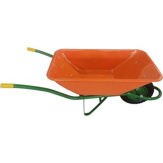 Theca Theca - Carretilla Amarilla/naranja Carretillo De Jard&iacute;n 100 Litros
