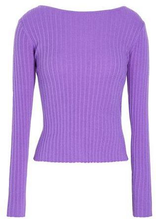 8 by YOOX RIB-KNIT OPEN BACK CREWNECK SWEATER