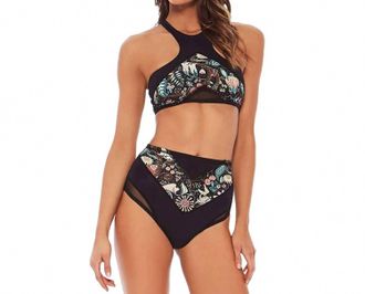 L*Space Sierra Tank Bikini Top In Liberty Floracopa