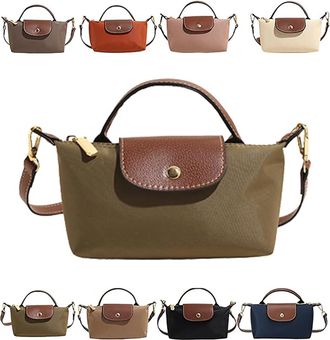 Generic Valenciavo Mini Bag, Womens Fashion Colorblock Mini Crossbody Bag, Handbags Purses With Adjustable Strap (Green)