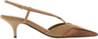 Miu Miu Brown Slingback Pumps