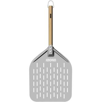 Unold pala per pizza in alluminio con manico in legno naturale