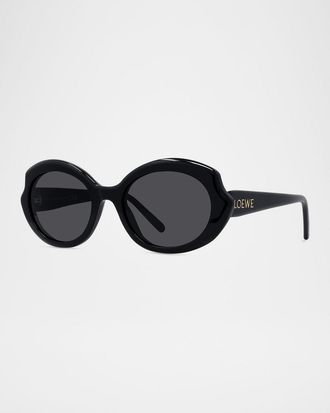 Loewe Round Slim Acetate Sunglasses